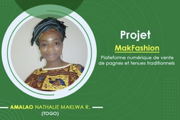 Amalao Nathalie Maklwa Rayimon, fondatrice de MAKFASHION